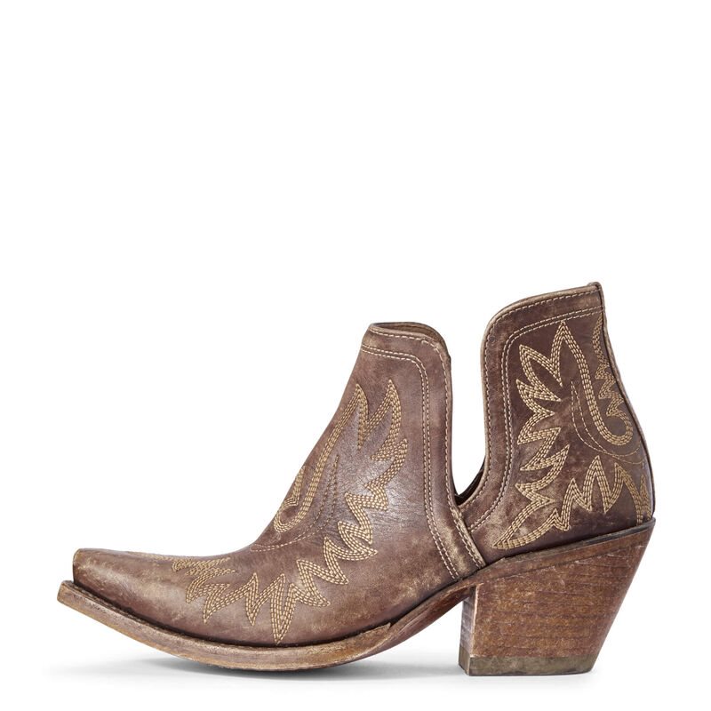 Ariat Western: Dixon Botas Western Mujer - Beige Marrones (KTLQH1894)